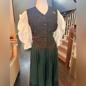 Traditional Dirndl or Bavarian Folk Outfit
